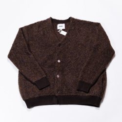 THE HARD MAN ザ ハードマン/ WAX - Poodle knit cardigan