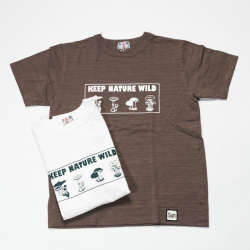 UMI ウミ/ KEEP NATURE WILD プリントTシャツ