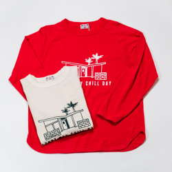 UMI /SUNNY DAY CHILL DAY ロングスリーブTシャツ