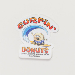 [SURFIN' DONUTS]  STICKER B-type