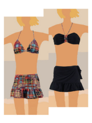 【SUGAR SHIP】Wrap Type Short Skirts