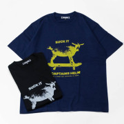 キャプテンズヘルム × ミッチ・アブシャー Tシャツ / CAPTAINS HELM × MITCH ABSHERE #SUCK IT GOAT ART TEE