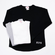 Hubs ハブス / Thermal  L/S 刺繍入りサーマルロンTee