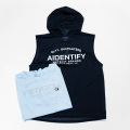 AIDENTIFY アイデンティファイ/ SUNGUARD SLEEVELESS HOODY "LOGO"