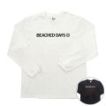 BEACHED DAYS ビーチドデイズ / ベーシック ロゴ L/S Tee