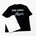 HUBS バックプリントTシャツ