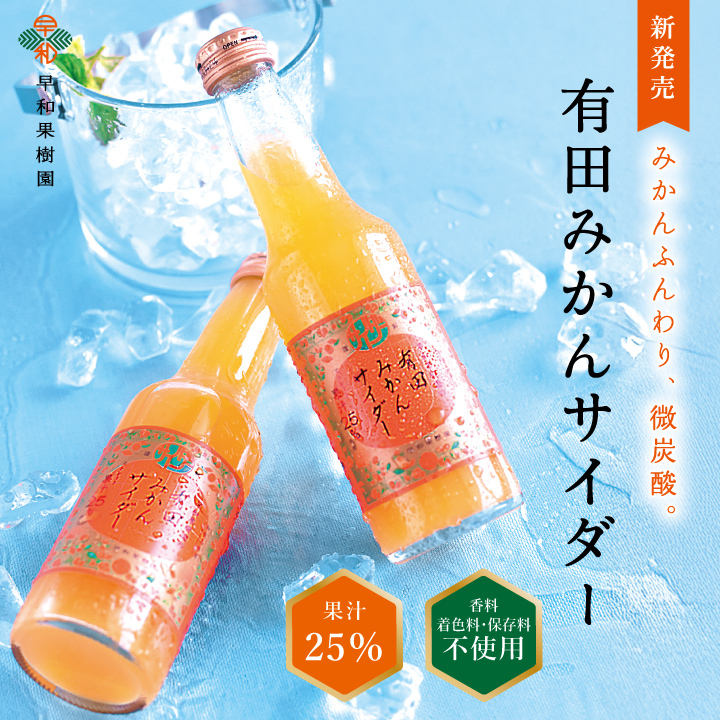 S-有田みかんサイダー250ml