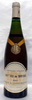 [1960] Coteaux de Layon Beaulieu��Chateau du Breuil�ۥ��ȡ����ǥ塦�쥤��� ���ܡ���塼�ڥ���ȡ����ǥ塦�֥륤���750ml