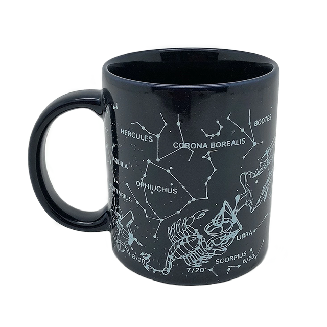【宇宙グッズ】夜光星座マグカップ