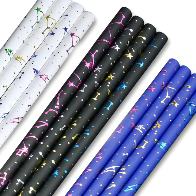 【宇宙文具】星座えんぴつ［ホワイト・ブラック・ブルー ］鉛筆