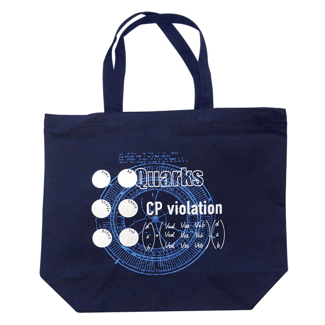 素粒子グッズ】CP対称性の破れトートバック,ノーベル物理学賞,小林