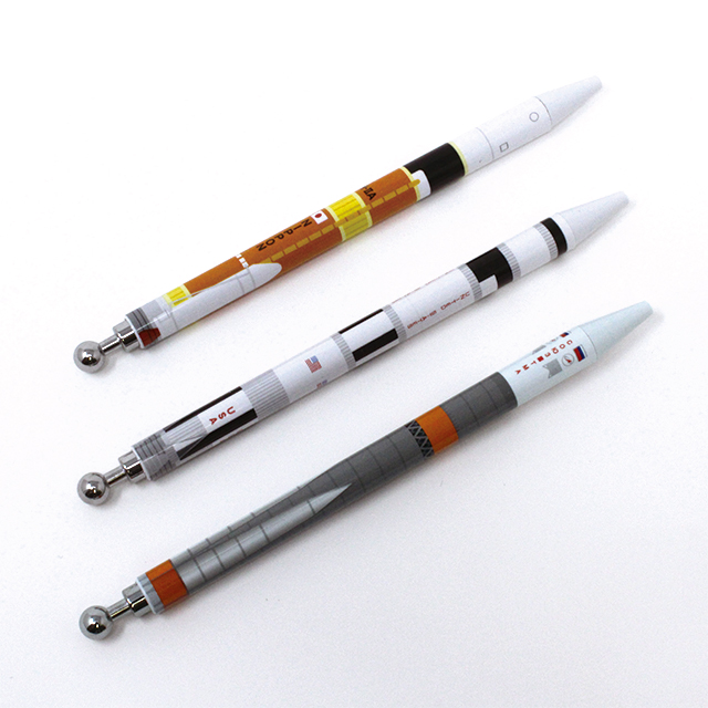 宇宙グッズ 世界のロケットボールペン H Iia ソユーズ サターンv