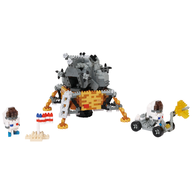 宇宙グッズ】ナノブロック（月着陸船）