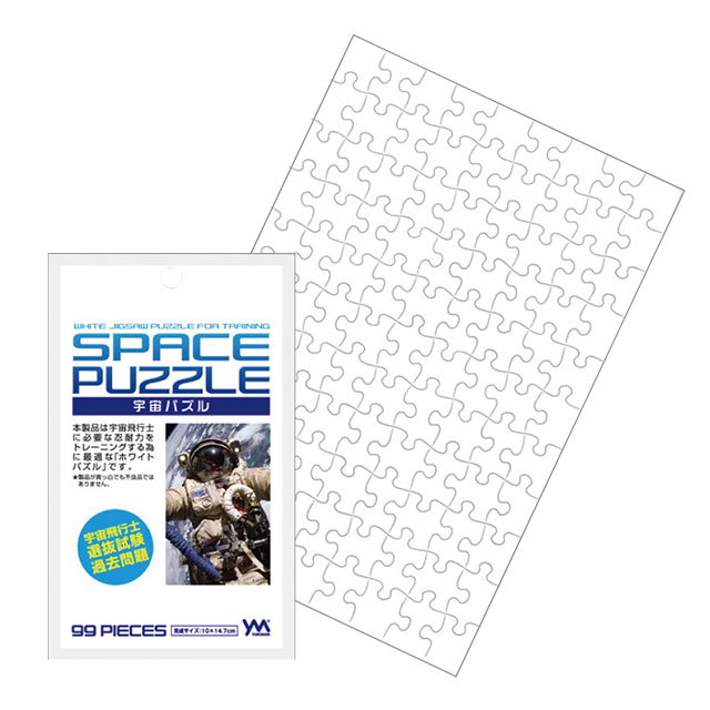 JAXAの宇宙飛行士選抜試験などでも使われているらしい白一色のパズル