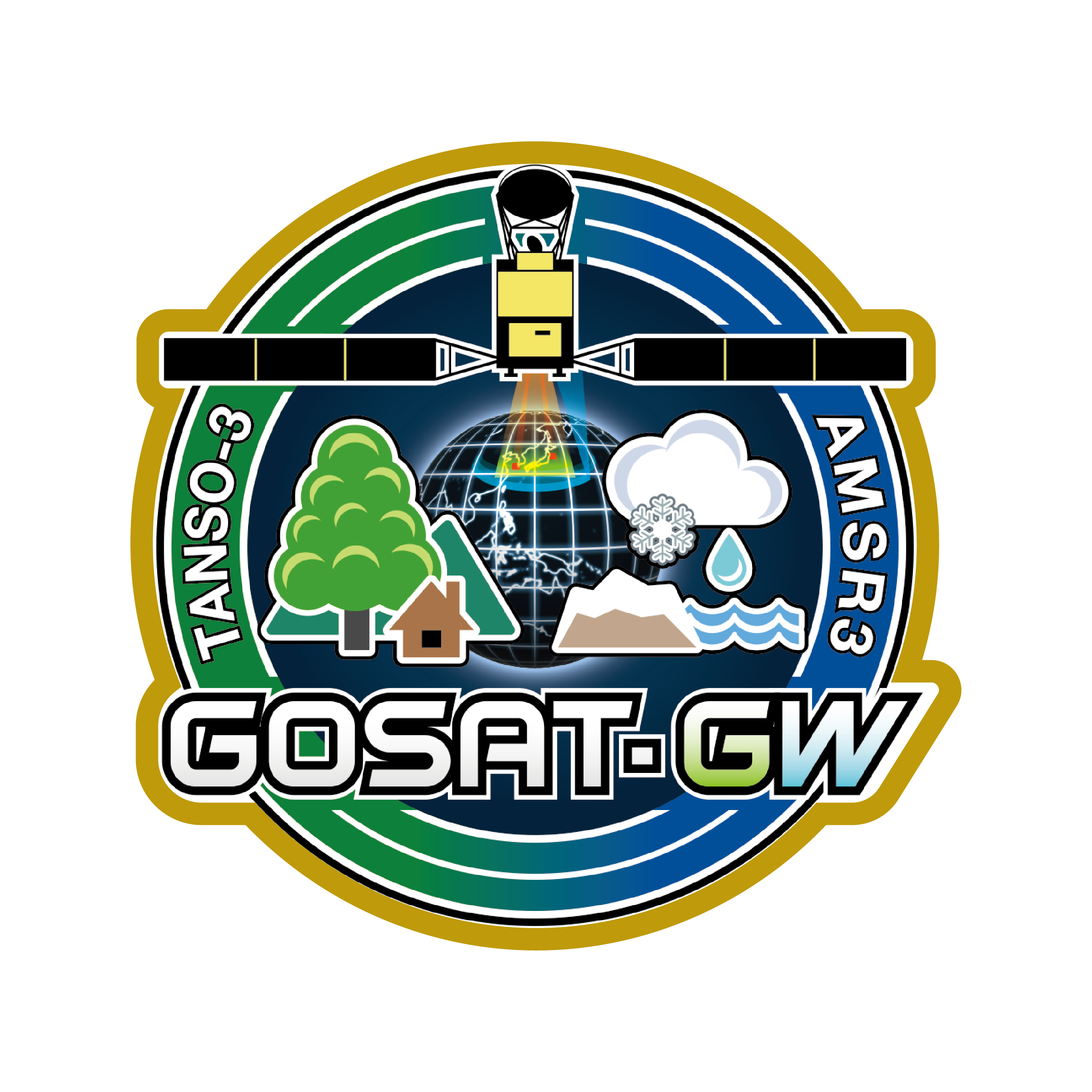 JAXAピンバッヂ（GOSAT-GW）