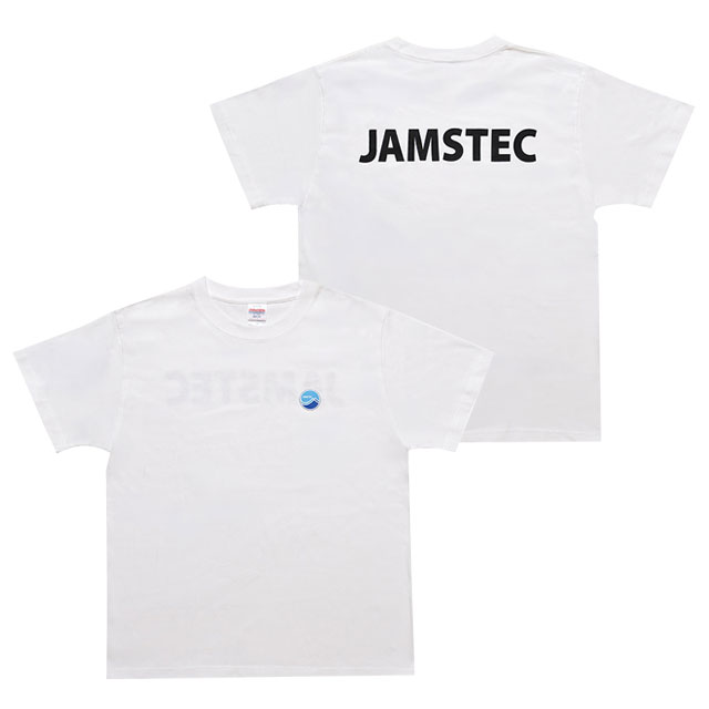 【JAMSTECグッズ】JAMSTECロゴTシャツ 130~XL ｜ ジャムステック（海洋研究開発機構）