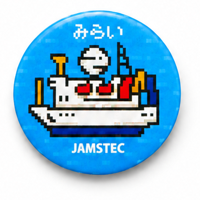 【JAMSTECグッズ】みらい缶マグネット ｜ ジャムステック（海洋研究開発機構）