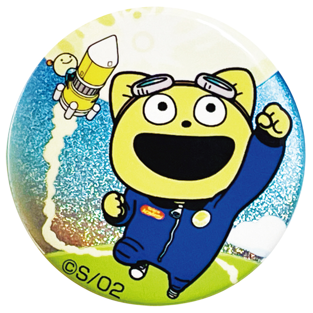 宇宙グッズ】こてつくん きらっとなんちゃら缶バッヂ（全3種）