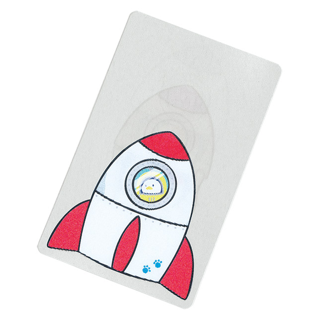 NYASAグッズ】動かすと絵柄が変わる！クリアカード ロケット