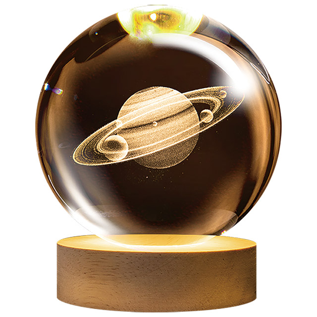 【8月入荷予定】天体クリスタル 土星