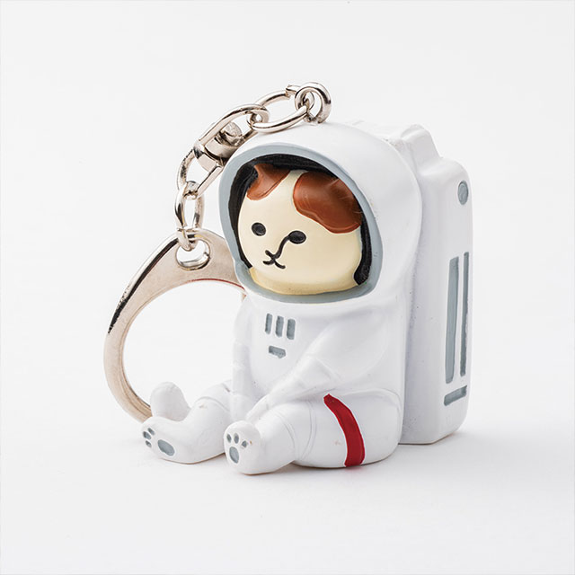 【NYASAグッズ】レジンマスコットキーホルダー お座りNYASA