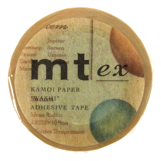 宇宙雑貨 マステ Mtex1p35 図鑑 太陽系