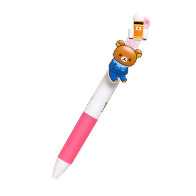 リラックマ  ぬいぐるみ　ストラップ　シャーペン　まとめ売り スペースマスコット付シャープペンセット リラックマ