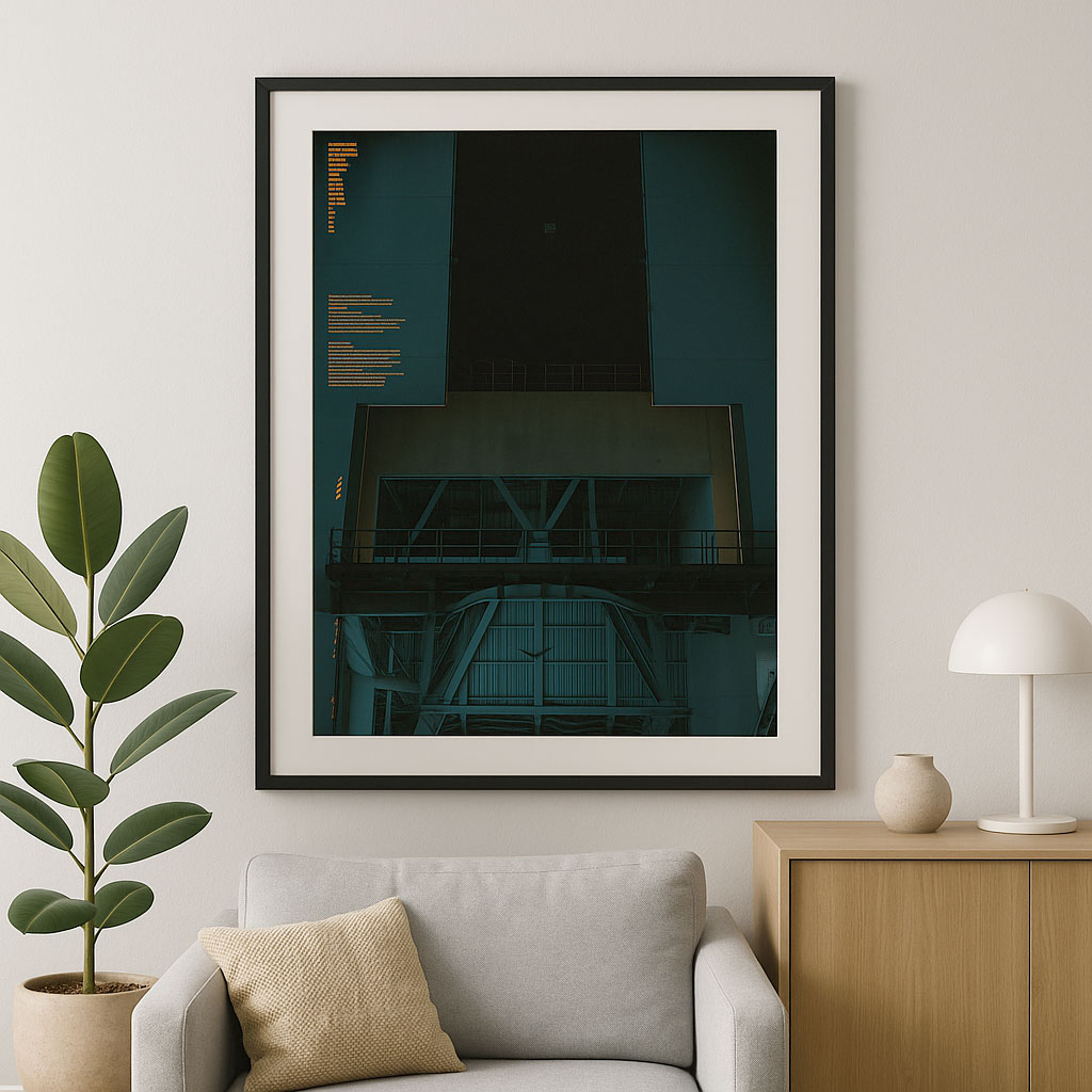 宇宙グッズ】TNSC 大型ロケット組立棟内 ver1 A1ポスター