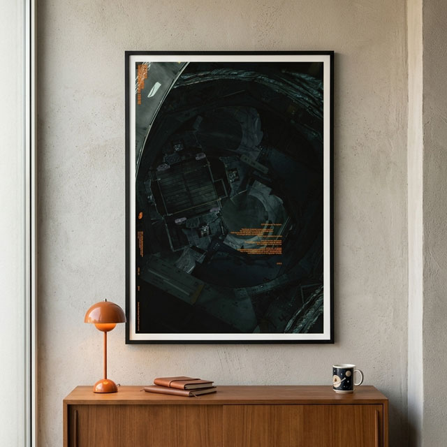 【宇宙グッズ】TNSC 大型ロケット組立棟内 ver2 A1ポスター