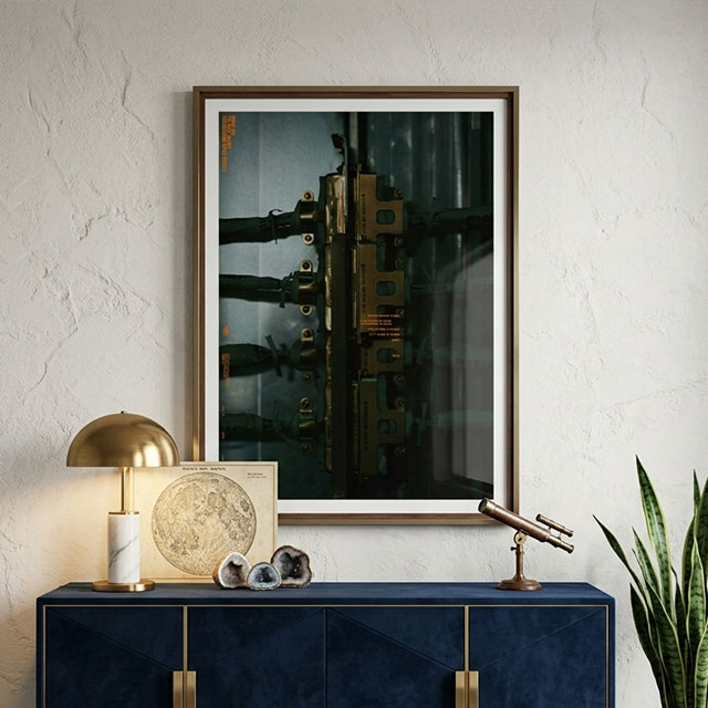 【宇宙グッズ】TNSC 衛星フェアリング組立棟内HTV こうのとり  A1ポスター