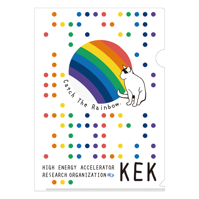 KEKグッズ】Catch The Rainbow クリアファイル
