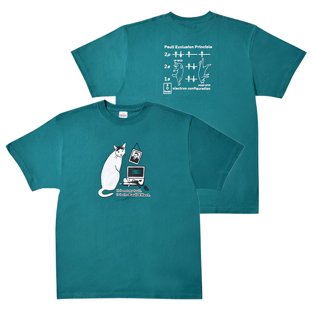 【KEKグッズ】パウリ効果ネコTシャツ S（S～XL）