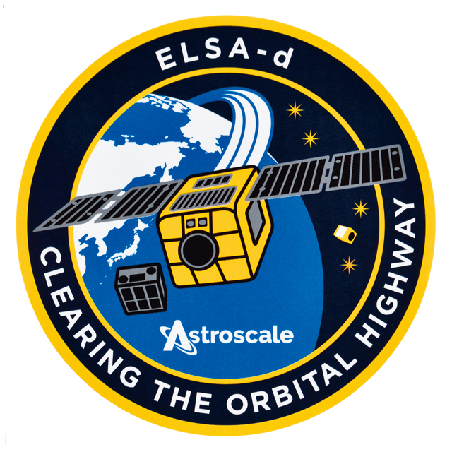 【ASTROSCALE OfficialGoods】アストロスケールオフィシャルステッカー [ELSA-d]