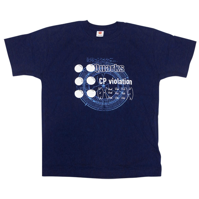 【素粒子グッズ】CP対称性の破れTシャツ