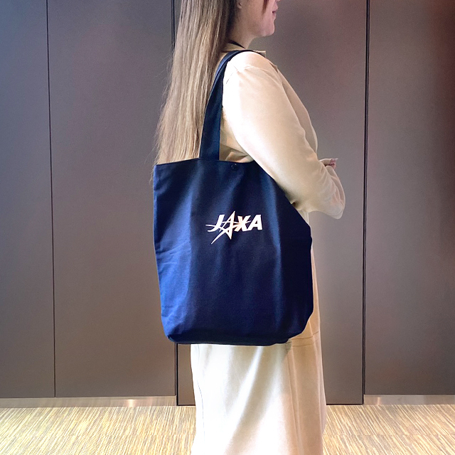 JAXAロゴグッズ】JAXAロゴ トートバッグ カラー[ナチュラル・ネイビー