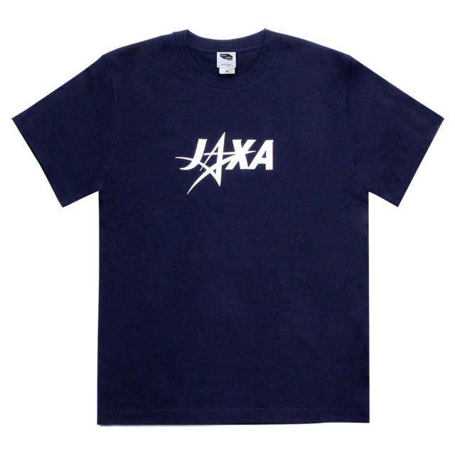 【JAXAロゴグッズ】JAXAロゴ Tシャツ　カラー[ネイビー]　サイズ[130cm,S,M,L,XL]