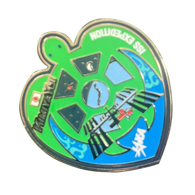 【JAXAオフィシャルグッズ】ISSミッションピンバッヂ (油井宇宙飛行士)