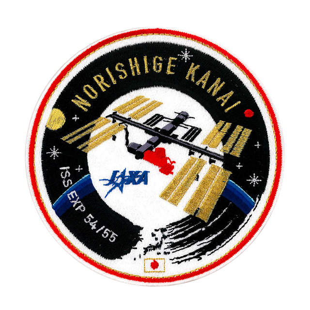 ワッペン　金井宇宙飛行士　ISS長期滞在