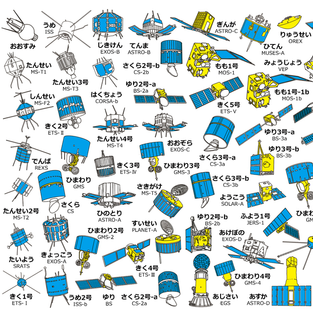 歴代衛星マグカップ Ver.02