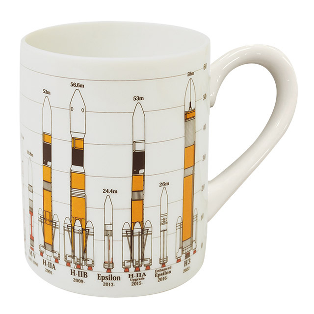 【JAXAグッズ】日本の歴代ロケットマグカップ Ver.03