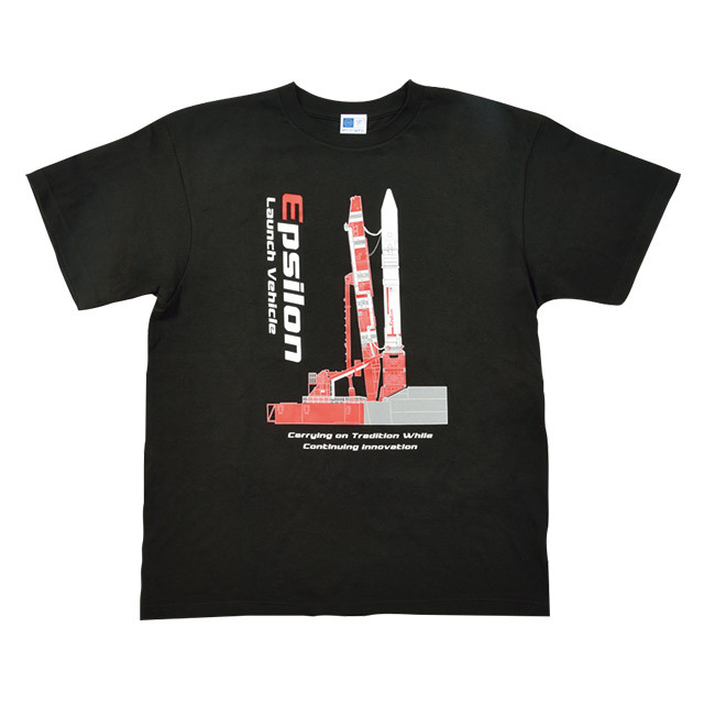 【宇宙グッズ】イプシロンTシャツ[カラー:ブラック]