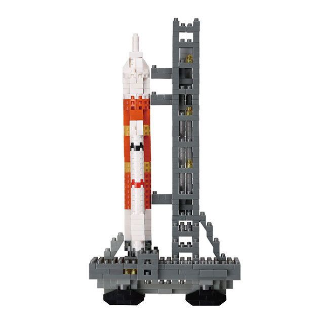 宇宙グッズ】ナノブロック（ロケット発射台）
