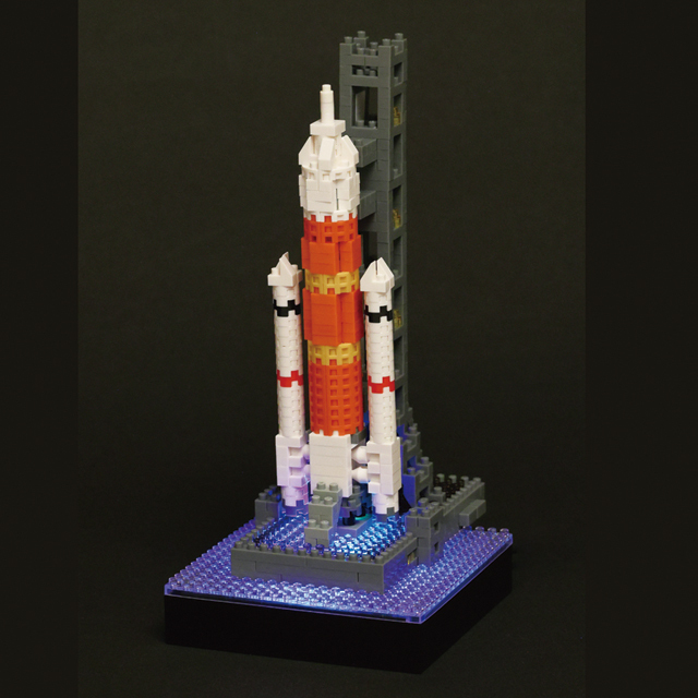 宇宙グッズ】ナノブロック（ロケット発射台）