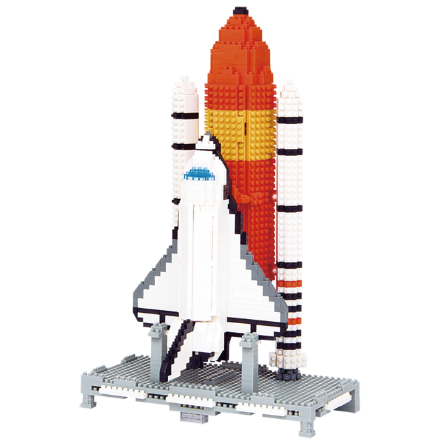 NASA オフィシャルグッズ オリジナル ワッペン 17種 宇宙グッズ】ナノブロック（スペースセンターデラックス