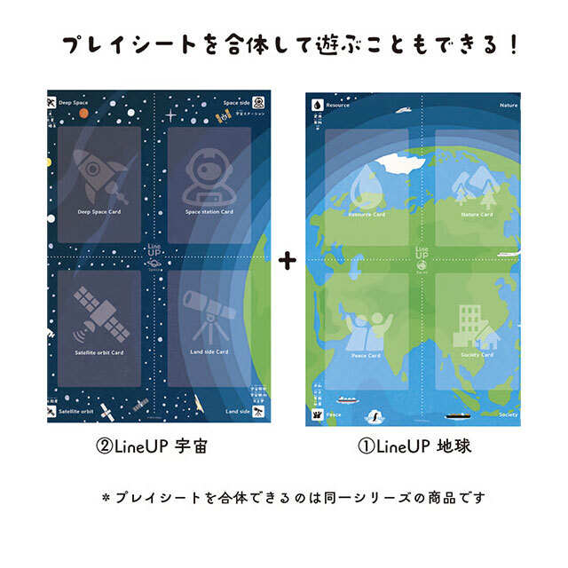 LineUP（ラインナップ）ゲーム 地球（かぞえる未来シリーズ）