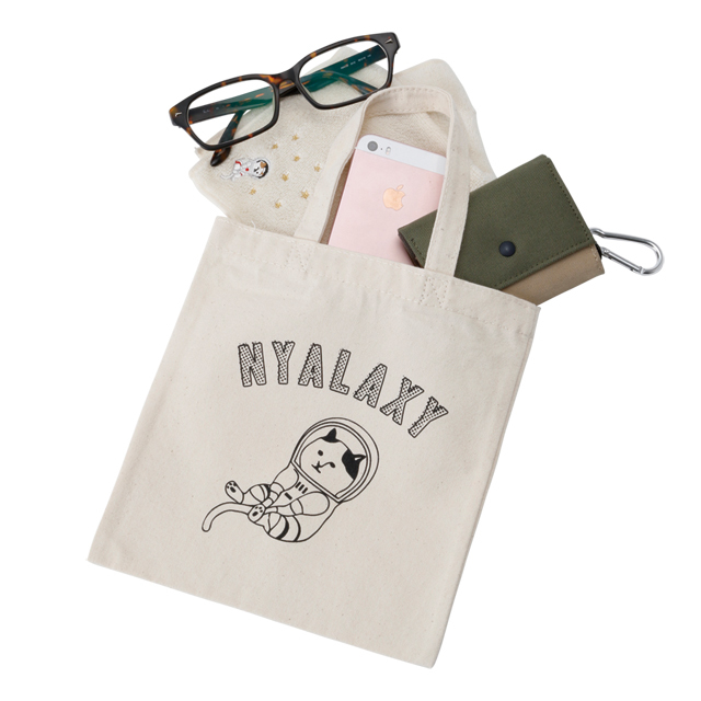 ニャン様✨️バッグ NYASAグッズ】おちびトートバッグ [NYALAXY]