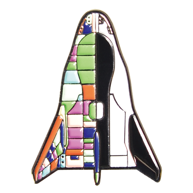 sierra space multicolor dream chaser enamel pin シエラ・スペース