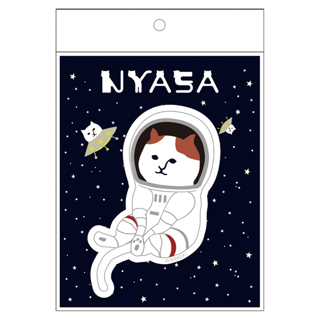 ステッカー ぼーっとNYASA