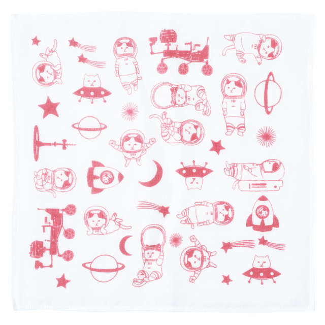NYASAグッズ】ふわふわガーゼハンカチセット 【宇宙のいろいろNYASA