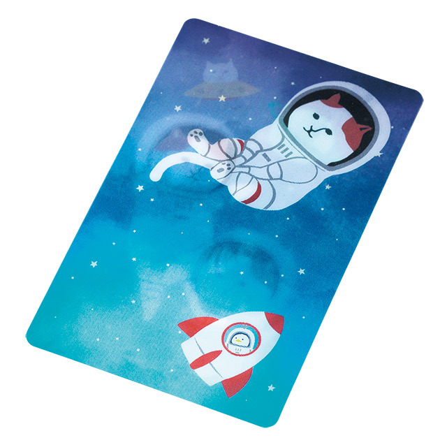 星霜のアマゾネス　ステッカー付 NYASAグッズ】動かすと絵柄が変わる！ステッカー 宇宙遊泳